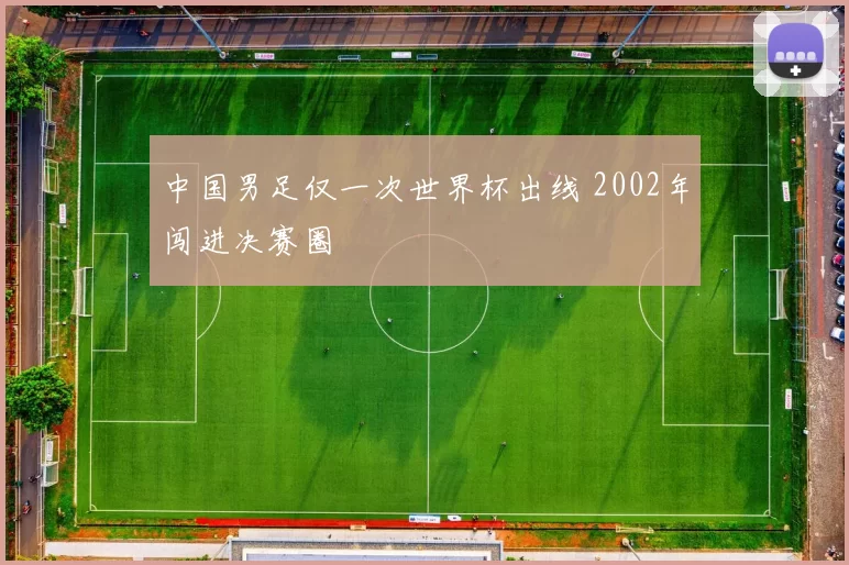 中国男足仅一次世界杯出线 2002年闯进决赛圈